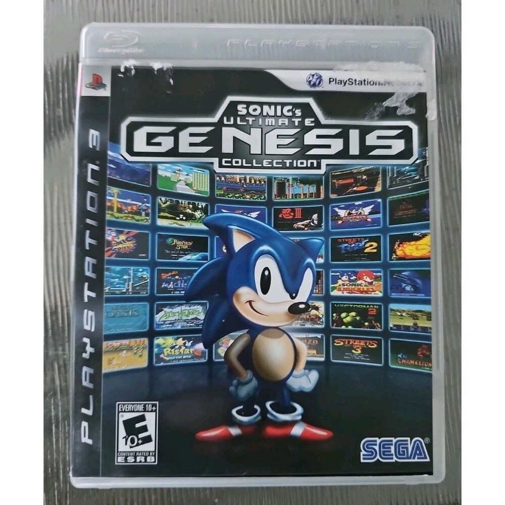 Sonic's Ultimate Genesis Collection - PS3 Playstation 3 40 Sega Games Collection